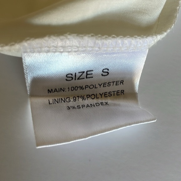 Alamour white ruffle midi skirt size small - Picture 6 of 8